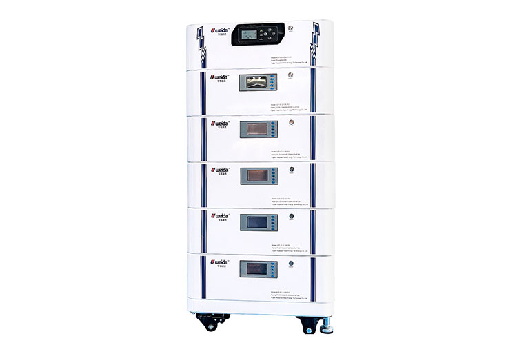 可定制容量磷酸铁锂堆叠式家庭储能电池系统